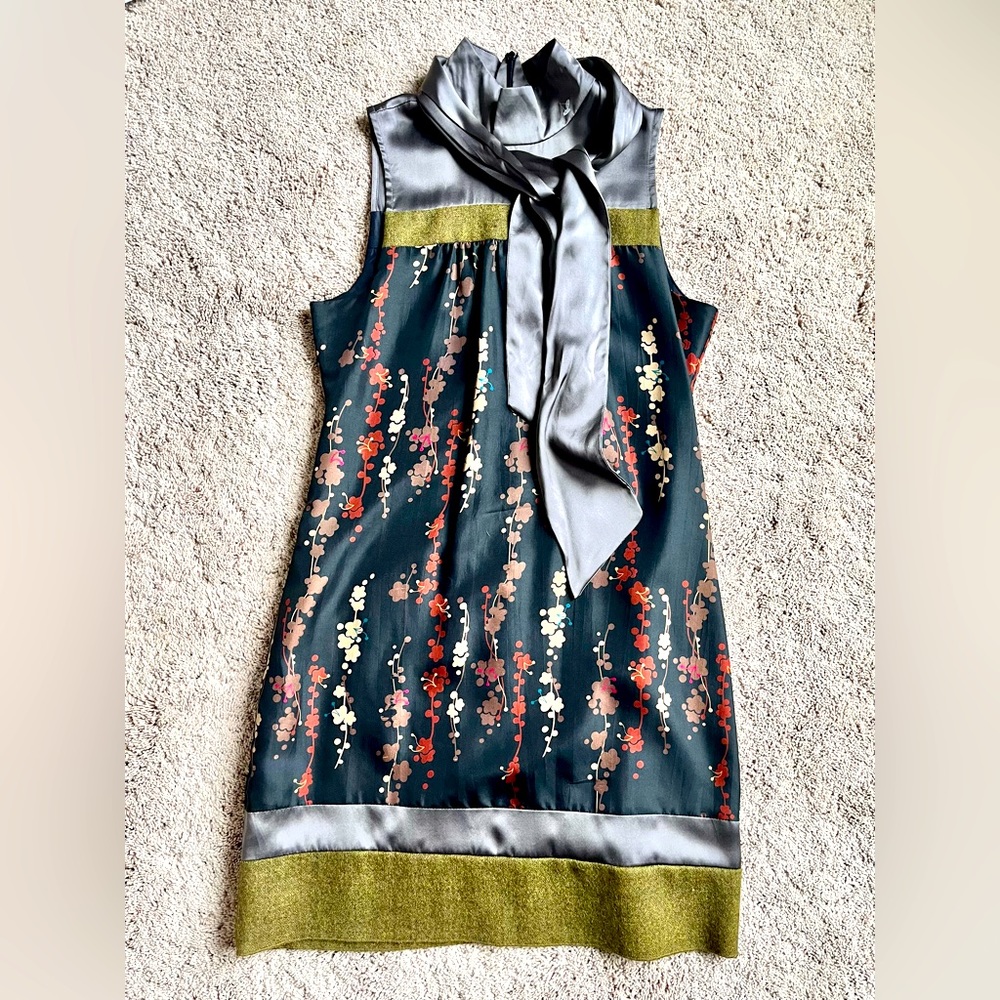 Silk mini dress
